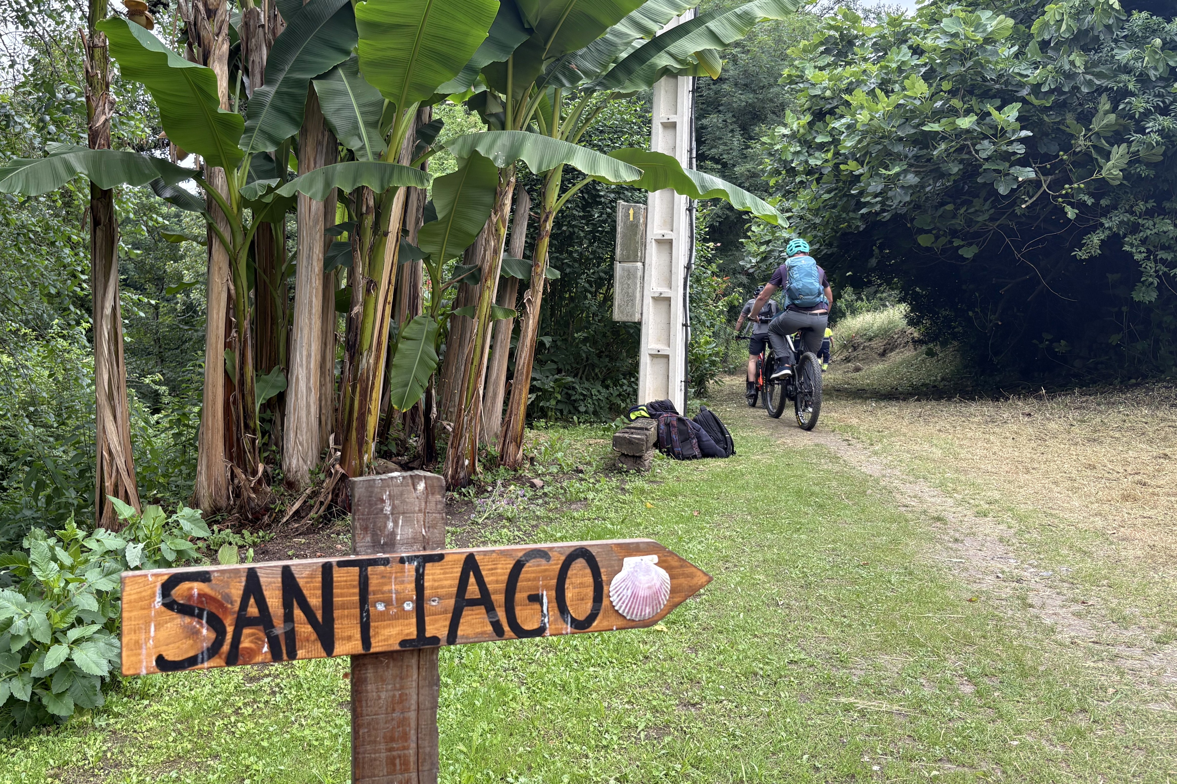 De route naar Santiago is goed gemarkeerd