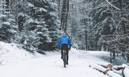 fietsen in de winter