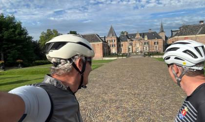 fietsen over de oranjeroute